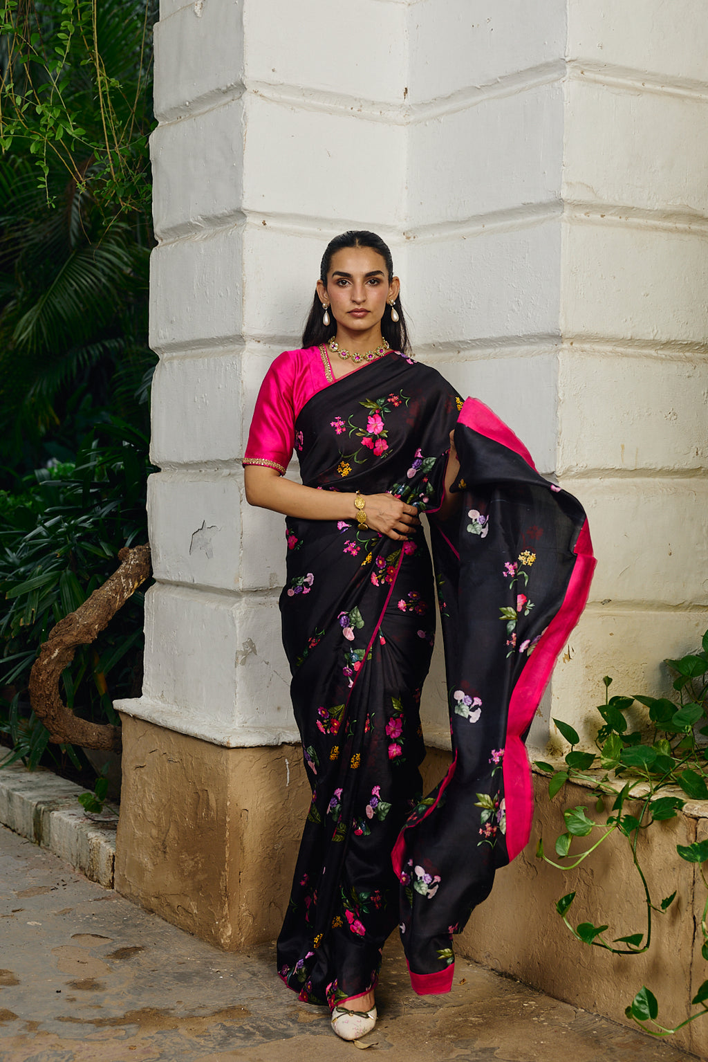 ELLA MIDNIGHT SILK SAREE