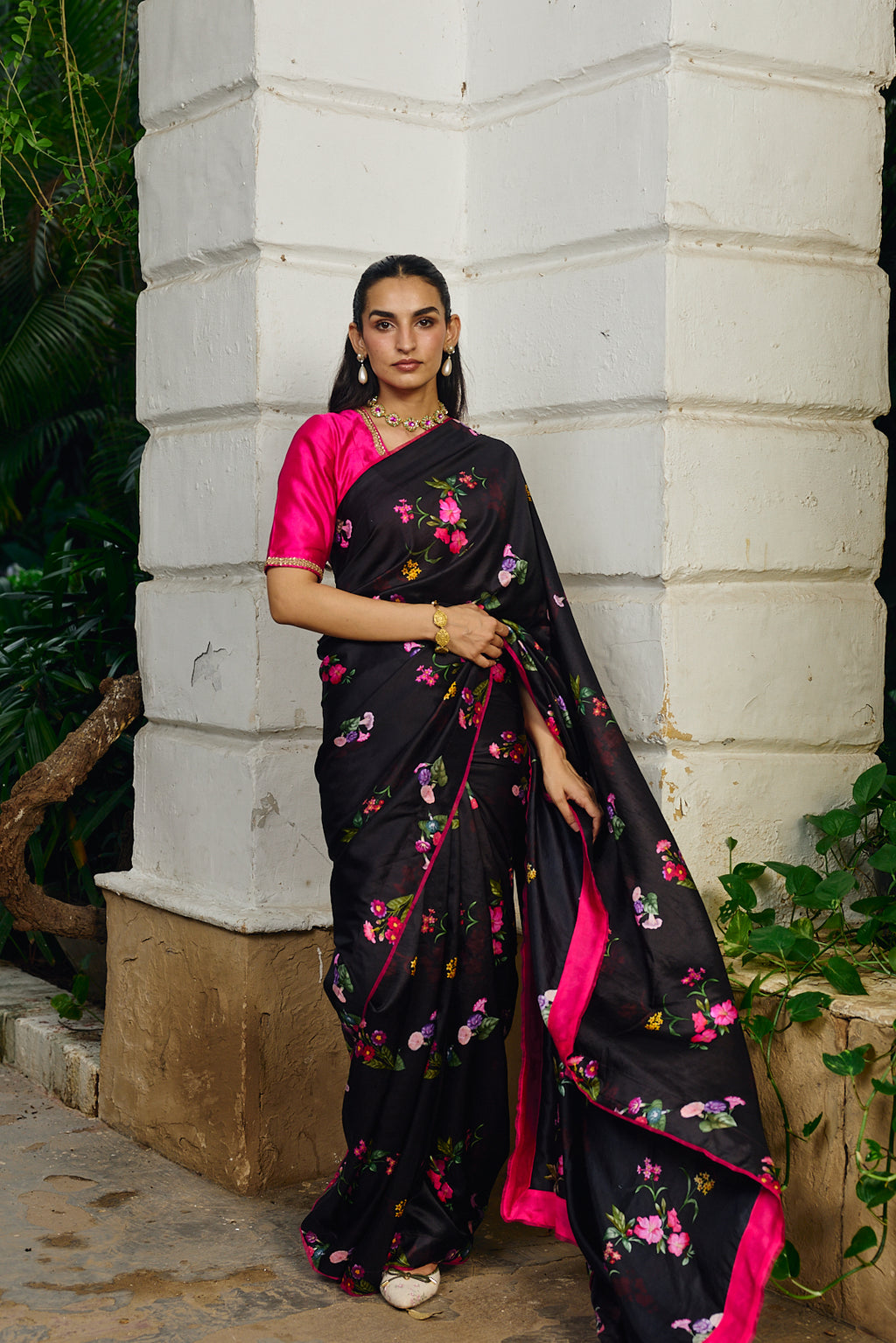 ELLA MIDNIGHT SILK SAREE
