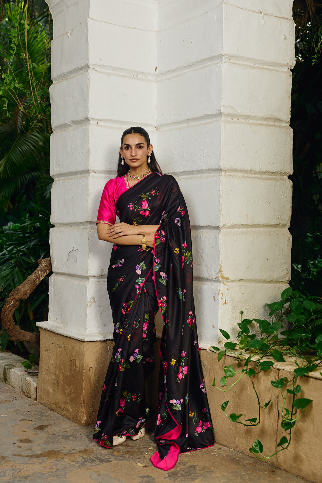 ELLA MIDNIGHT SILK SAREE