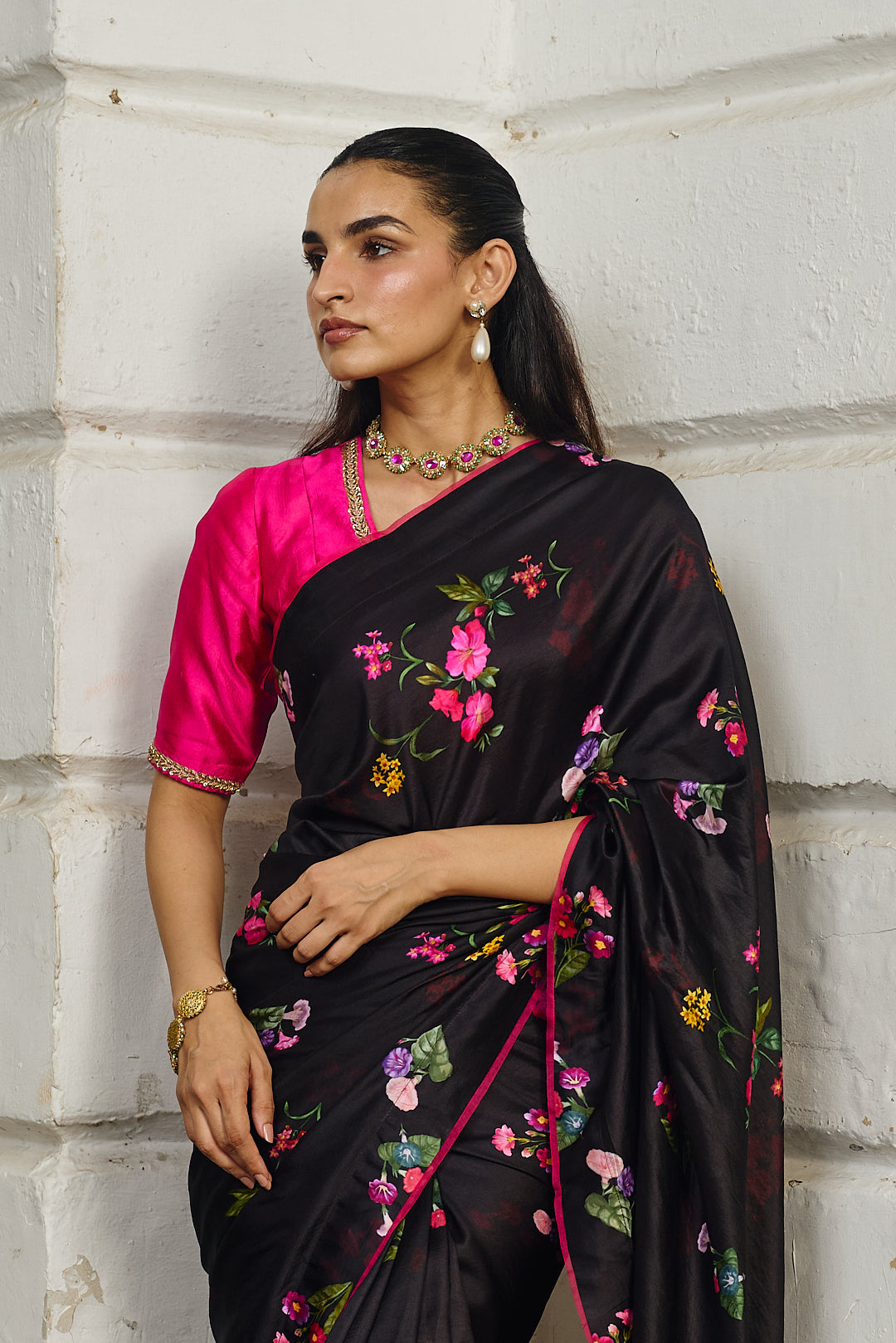ELLA MIDNIGHT SILK SAREE