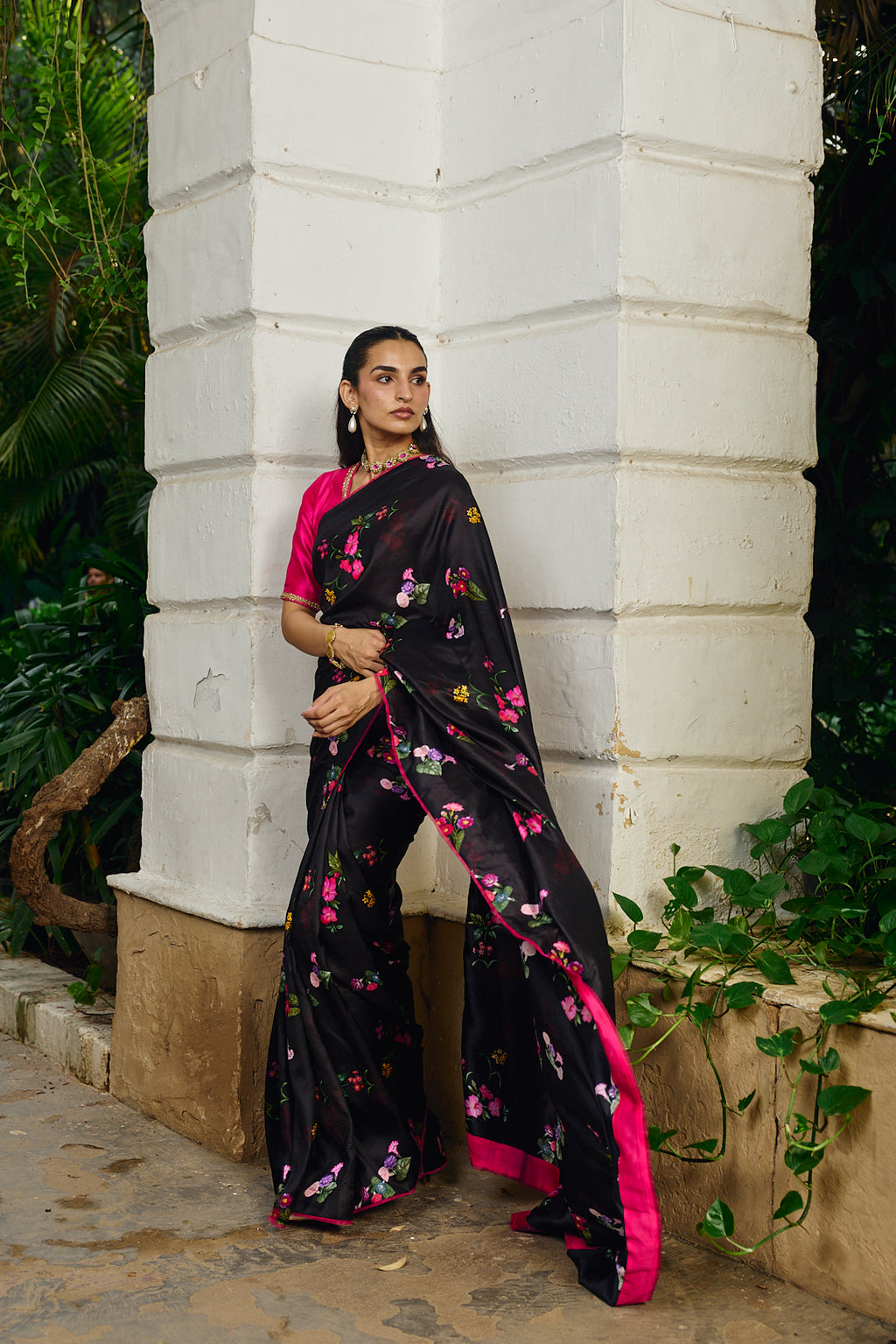 ELLA MIDNIGHT SILK SAREE