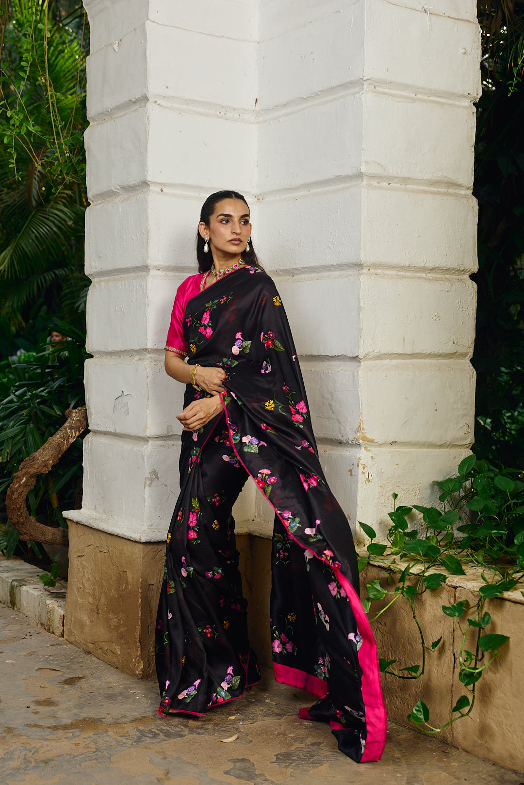 ELLA MIDNIGHT SILK SAREE