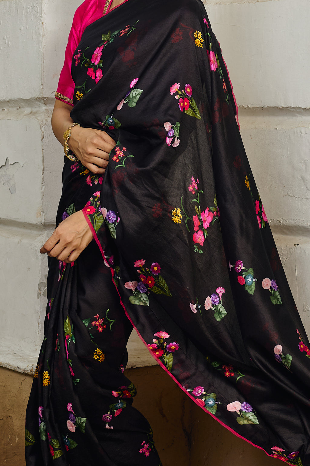 ELLA MIDNIGHT SILK SAREE