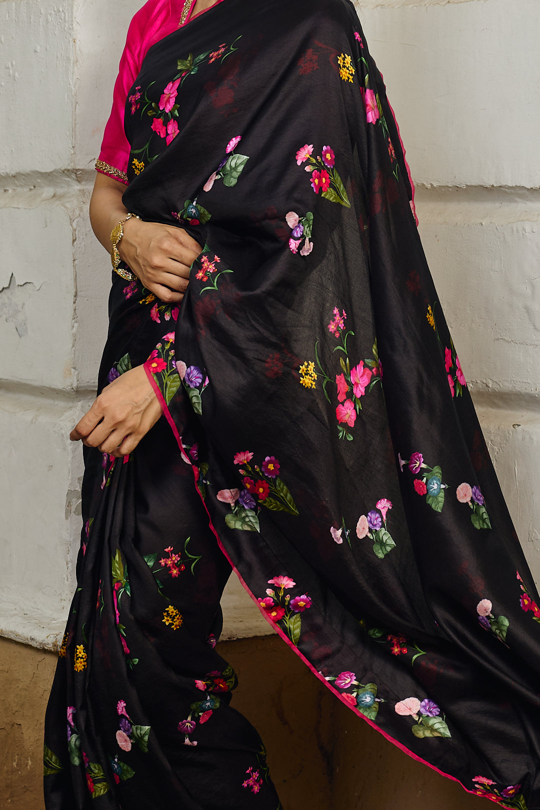 ELLA MIDNIGHT SILK SAREE