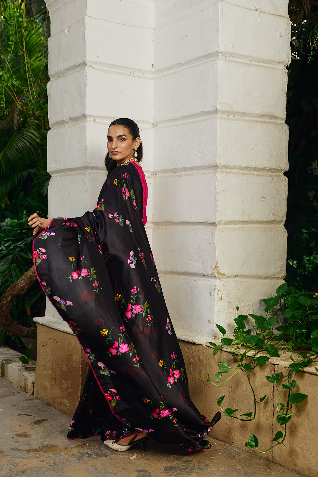 ELLA MIDNIGHT SILK SAREE