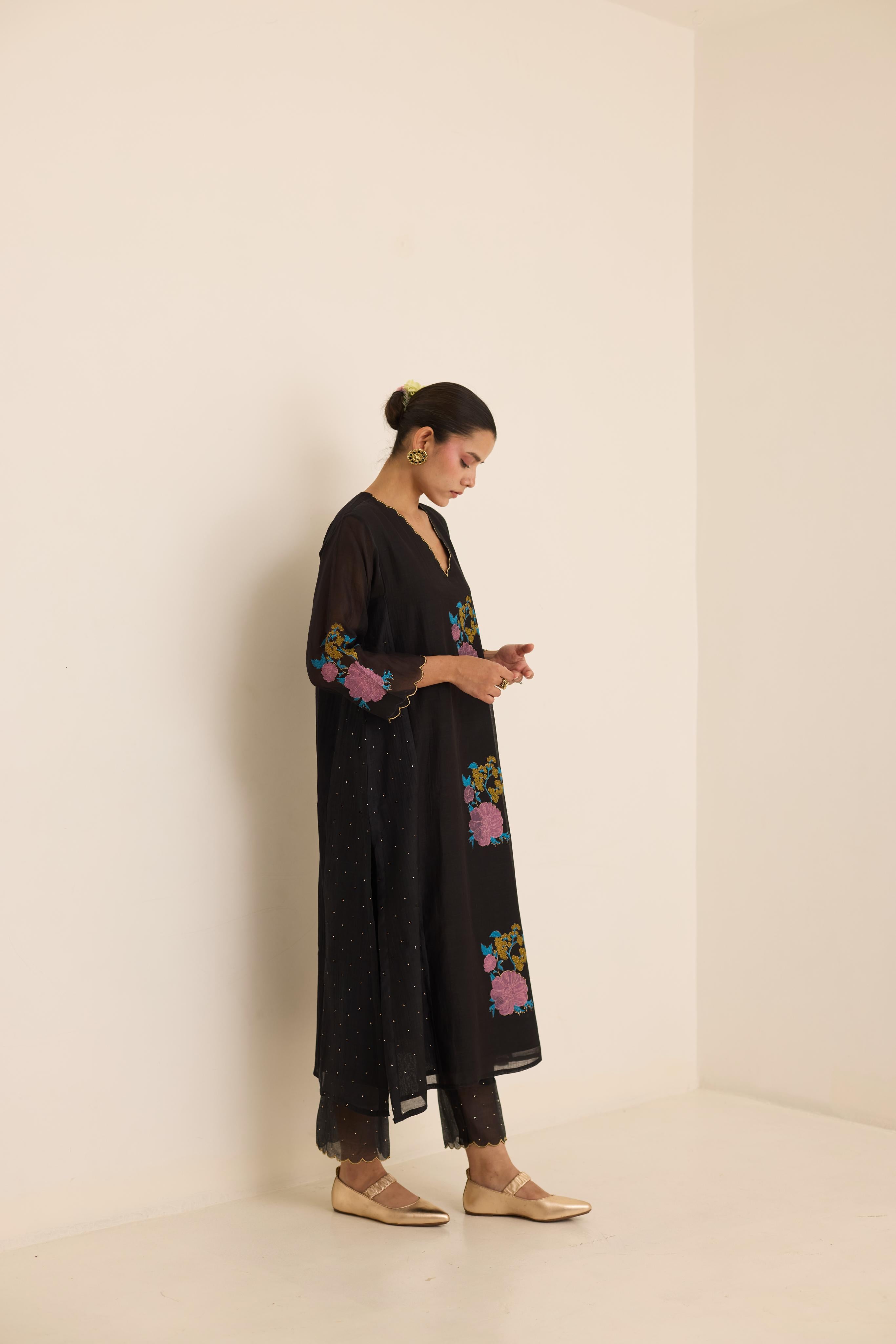 Midnight Mukaish Set