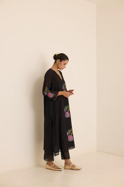 Midnight Mukaish Set