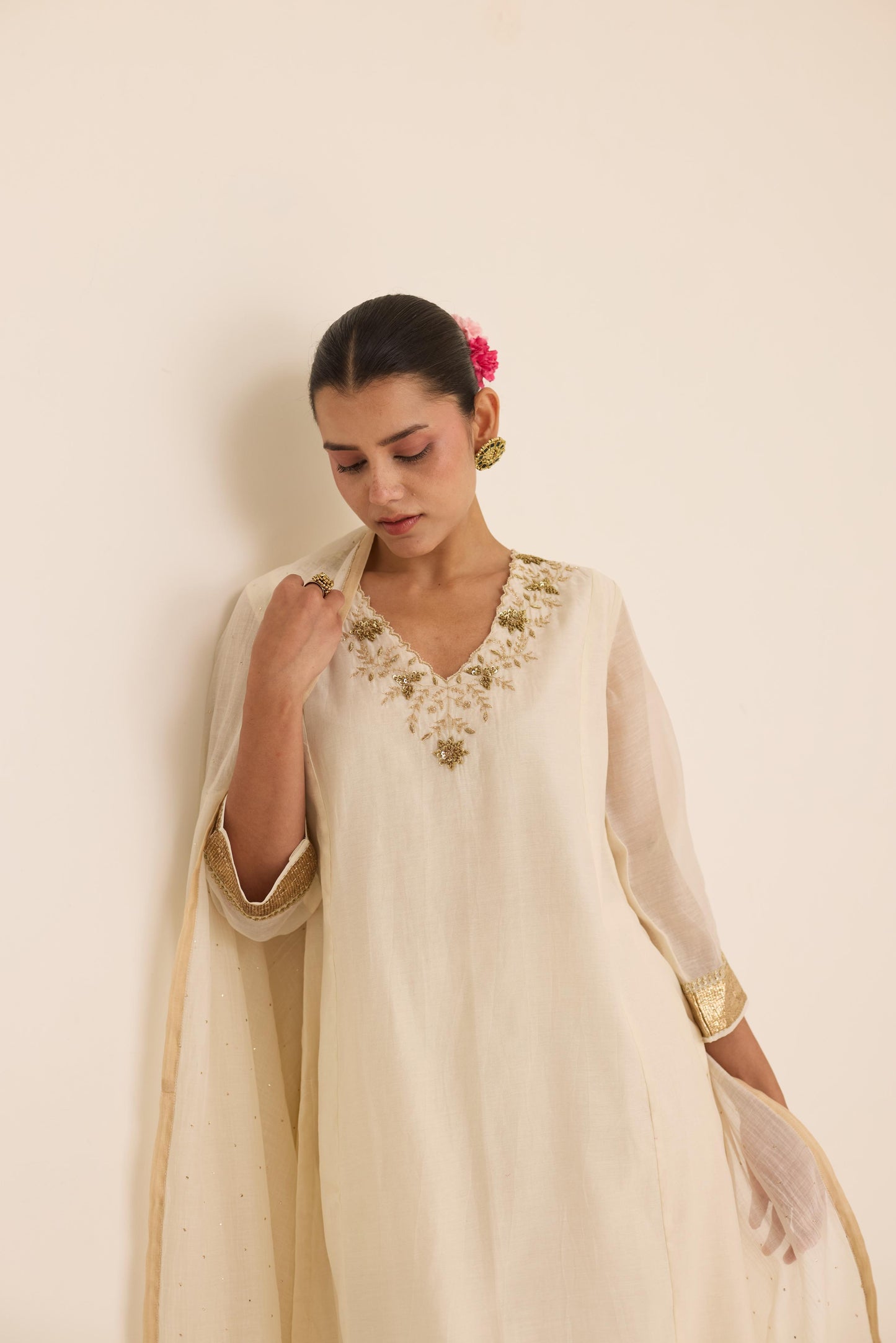 Pearl Mukaish Set