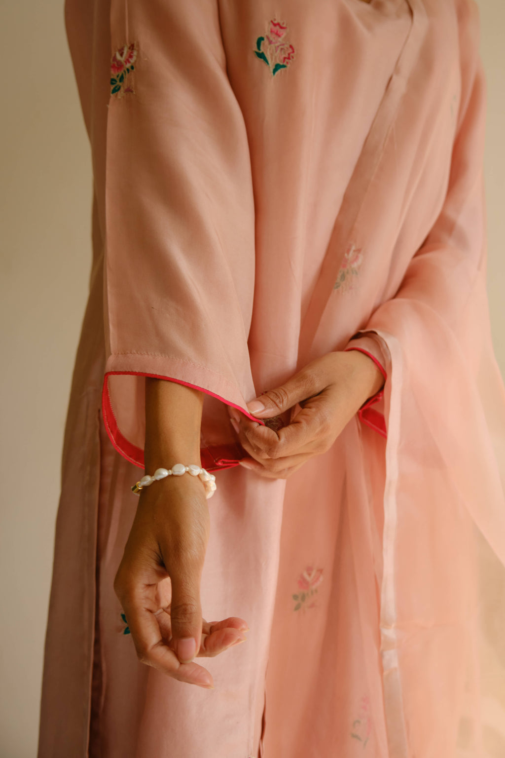 PERSIAN ROSE SILK SET