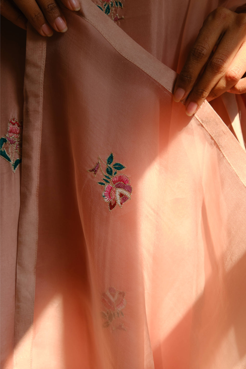 PERSIAN ROSE SILK SET