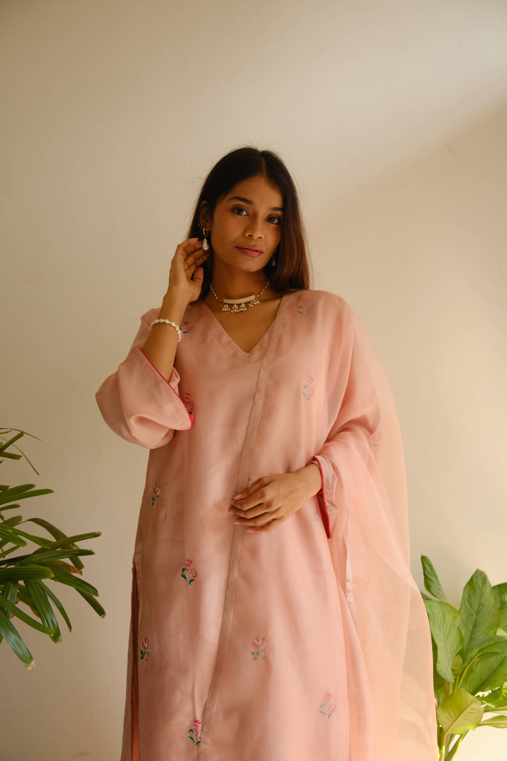 PERSIAN ROSE SILK SET