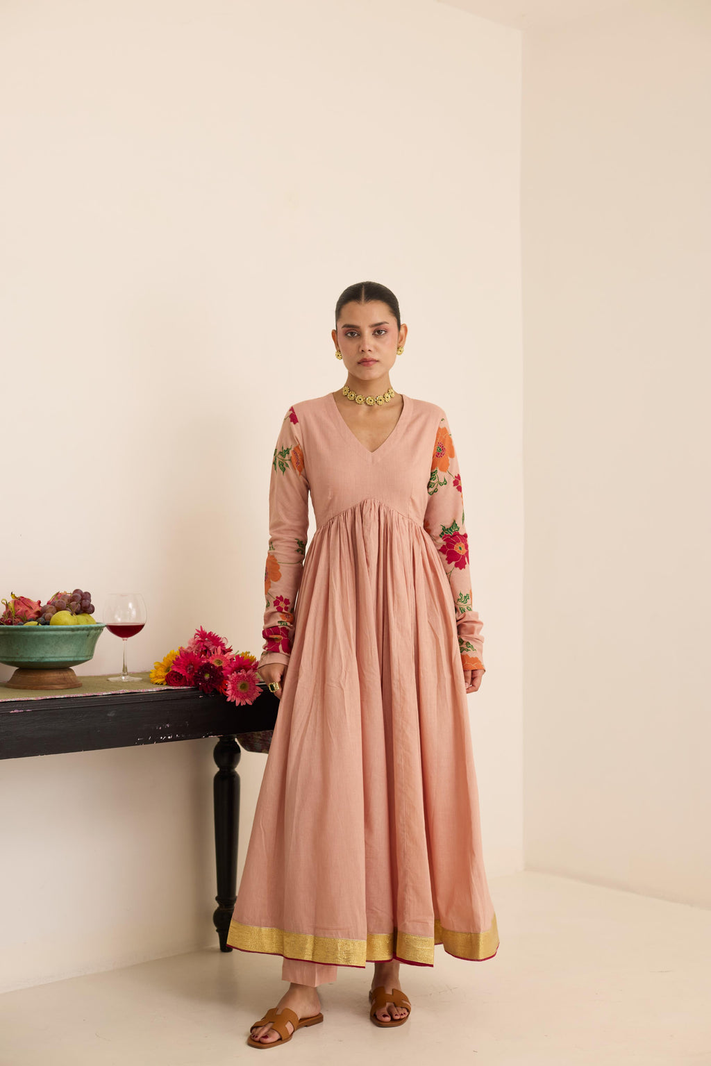 Salmon Anarkali