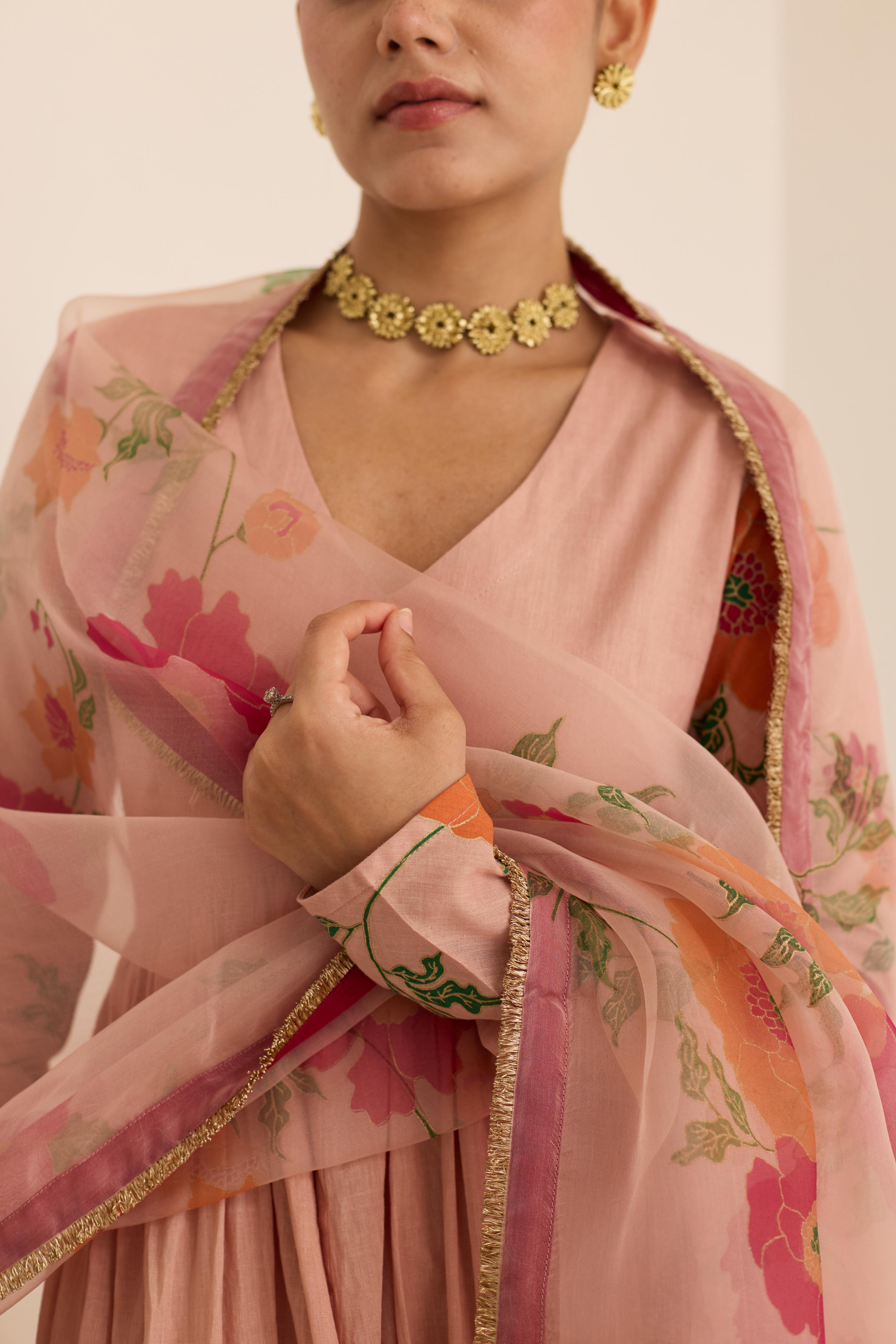 Salmon Anarkali