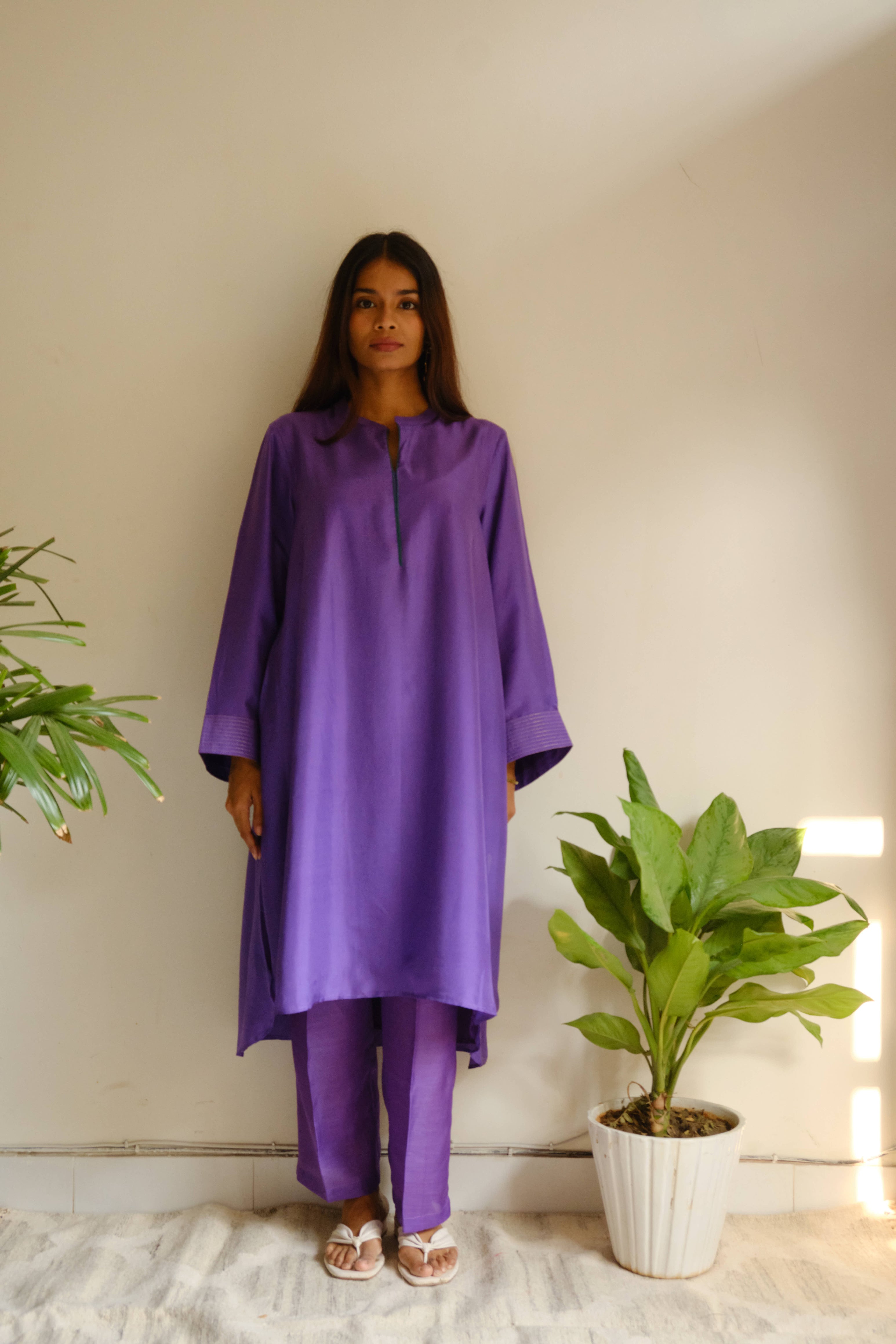 VIOLET SILK CO ORD
