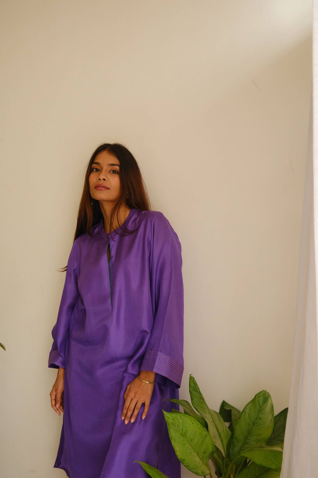 VIOLET SILK CO ORD